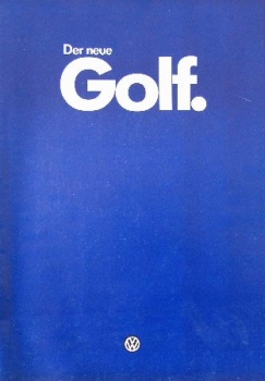 Volkswagen Rabbit Modelprogram 1983 Carbrochure (9066)