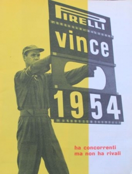 Pirelli "Vince 1954" 1954 Tires-Motorracing-Brochure (0511)