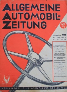 "Allgemeine Automobil-Zeitung" Automobile-Magazine 1939 (0663)
