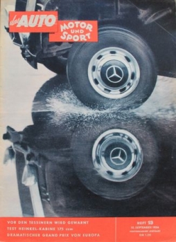 "Das Auto, Motor & Sport" Auto-Magazin 1956 (0533)