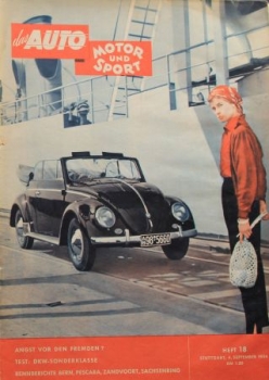 "Das Auto, Motor & Sport" Auto-Magazine 1954 (0556)