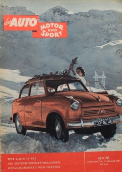 "Das Auto, Motor & Sport" Auto-Magazin 1955 (0571)