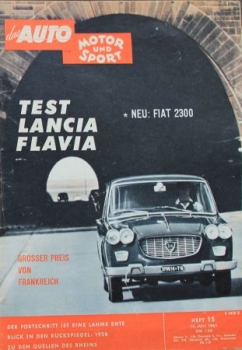 "Das Auto, Motor & Sport" Auto-Magazine 1961 (0592)