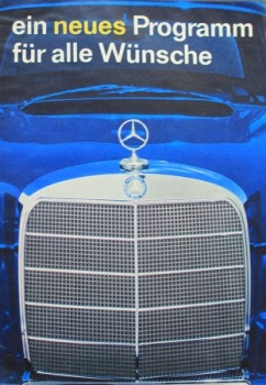 Mercedes-Benz Modelprogram 1959 "Ein neues Programm für alle Wuensche" Carbrochure (0513)