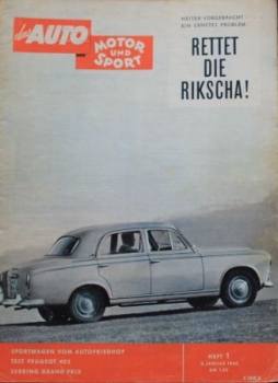 "Das Auto, Motor & Sport" Auto-Magazine 1960 (0625)