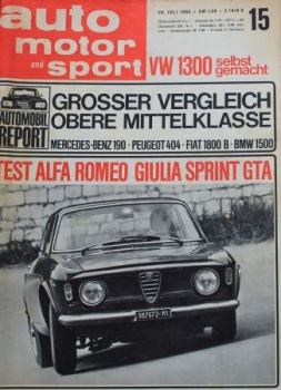 "Auto, Motor & Sport" Auto-Magazine 1965 (0644)