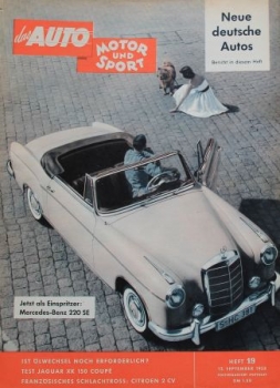 "Das Auto, Motor & Sport" Auto-Magazin 1958 (0647)