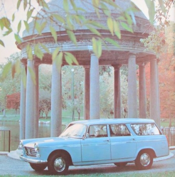 Peugeot 404 Modelprogram 1968 "Meet on of the seven best" Carbrochure (0526)