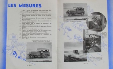 Citroen Modelprogram 1930 "Les Voitures a Montlhery" Carbrochure (0519)
