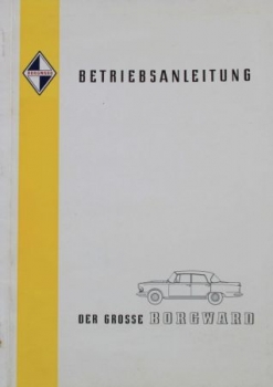 Borgward Airswing P 100 Ownermanual 1959 (8973)