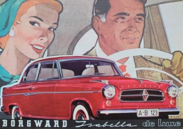 Borgward Isabella de Luxe Modellprogramm 1959 Automobilprospekt (3308)