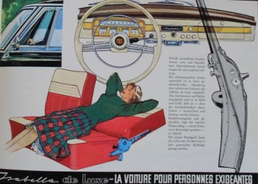 Borgward Isabella de Luxe Modelprogram 1959 Carbrochure (3308)