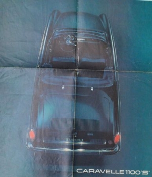 Renault Caravelle 1100 Modelprogram 1963 Carbrochure (0762)