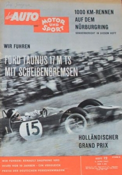 "Das Auto, Motor & Sport" Auto-Magazine 1962 (0734)