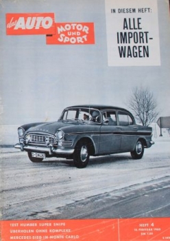 "Das Auto, Motor & Sport" Auto-Magazine 1960 (0728)