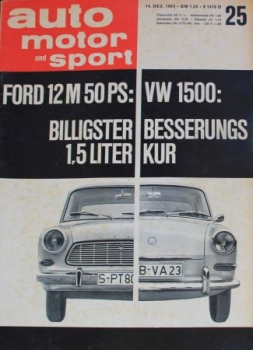 "Auto, Motor & Sport" Auto-Magazine 1963 (0716)
