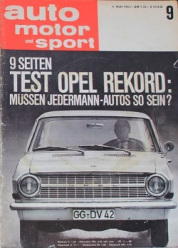 "Auto, Motor & Sport" Auto-Magazin 1963 (0714)