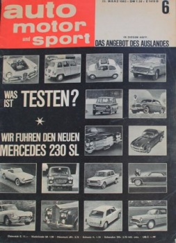 "Auto, Motor & Sport" Auto-Magazine 1963 (0713)