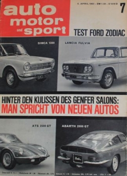 "Auto, Motor & Sport" Auto-Magazine 1963 (0705)