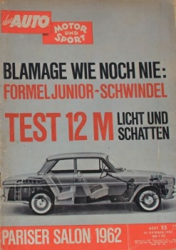 "Das Auto, Motor & Sport" Auto-Magazine 1962 (0702)