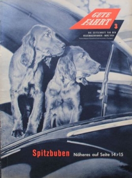 "Gute Fahrt" Volkswagen Zeitschrift 1954 (3278)