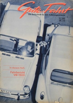 "Gute Fahrt" Volkswagen Magazine 1962 (3149)