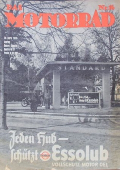 "Das Motorrad - Sport, Gesellschaft, Technik" Motorrad-Zeitschrift 1935 (0803)