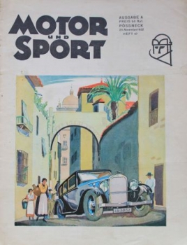 "Motor & Sport" Motor-Magazine Poessneck 1932 (0875)