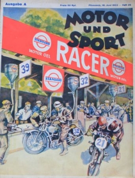 "Motor & Sport" Motor-Magazine Poessneck 1933 (0873)