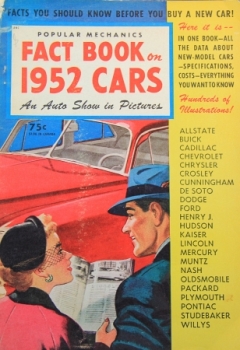 Popular Mechanics "Factbook on 1952 Cars" Car-Yearbook 1952 (9119)