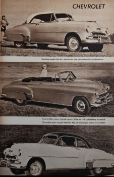 Popular Mechanics "Factbook on 1952 Cars" Car-Yearbook 1952 (9119)