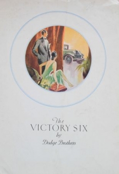 Dodge Victory Six Modellprogramm 1929 Automobilprospekt (0998)