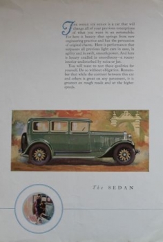 Dodge Victory Six Modelprogram 1929 Carbrochure (0998)