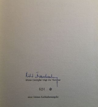 Frankenberg "Schachspiel ohne Bedenkzeit" 1959  Motorracing-History numbered and signed by Author (9742)