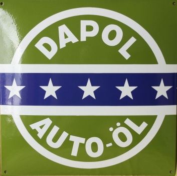 Dapol Auto-Öl 1935 Email-Werbeblechschild (2362)