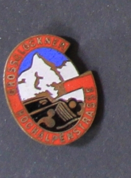 Grossglockner Hochalpenstrasse 1939 Anstecker + Prospekt (9831)