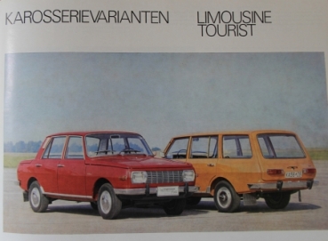 Wartburg 353 Modellprogramm 1973 Automobilprospekt (9833)