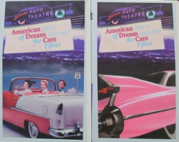 Pathos Film 1995 "American Dream Cars of the Fifties" Automobile-Advertising-History 2 VHS-Movies (2587)