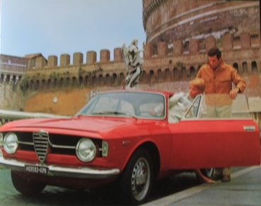 Alfa Romeo 1300 Junior Spider/GTA Modelprogram 1969 Carbrochure (9890)