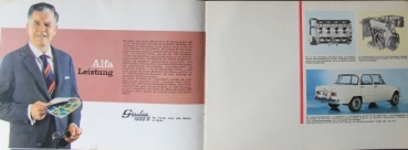 Alfa Romeo Giulia 1600 TI Modelprogram 1962 Carbrochure  (7100)