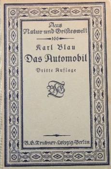 Blau "Das Automobil" Vehicletechnic 1916 (9906)