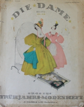 "Die Dame" Gesellschaftsmagazin Ullstein Verlag 1916 (9927)