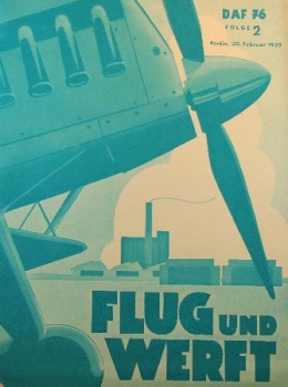 "Flug und Werft" Aeronautic Magazine 1939 (9944)