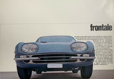 Lamborghini 400 GT 2+2 Modellprogramm 1966 Automobilprospekt (6538)