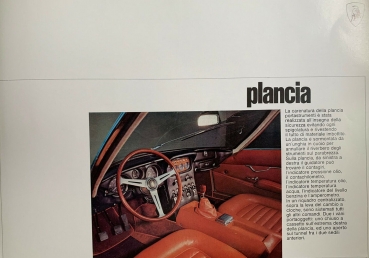 Lamborghini 400 GT 2+2 Modelprogram 1966 Carbrochure (6538)