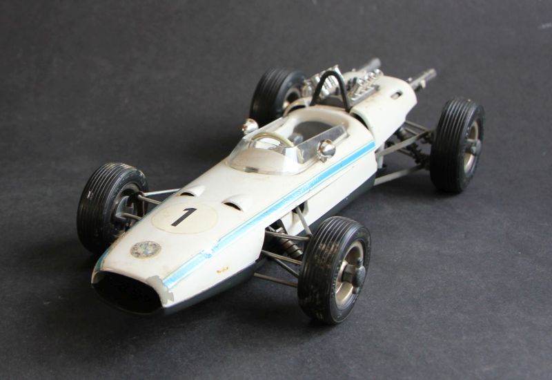 A Schuco Clockwork Bmw Formula 2 Racing Car, In Blue