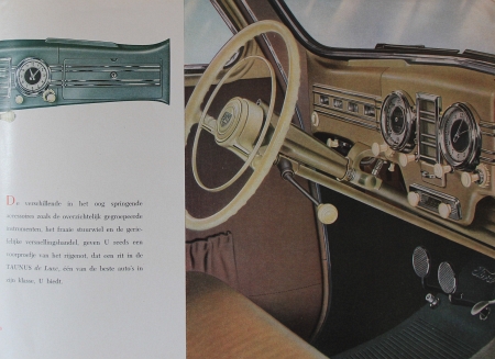 Rare-Automobilia - Ford Taunus Modelprogram 1948 Carbrochure