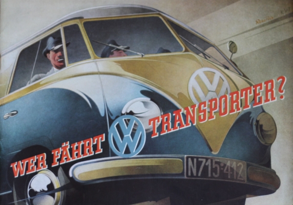 Volkswagen T1 Transporter 1952 "Wer fährt Transporter" Reuters Automobilprospekt (8667)