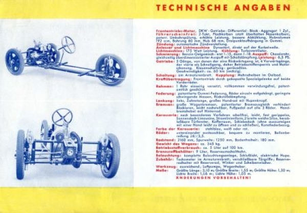 Framo Stromer Modelprogram 1934 (S0114)