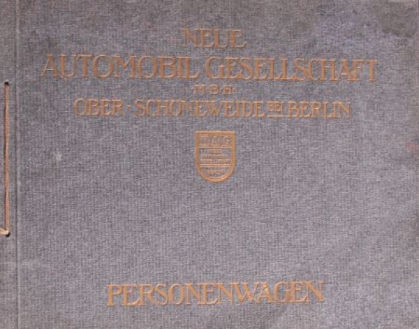 NAG Personalcars 1911 Modelprogram (S0049)